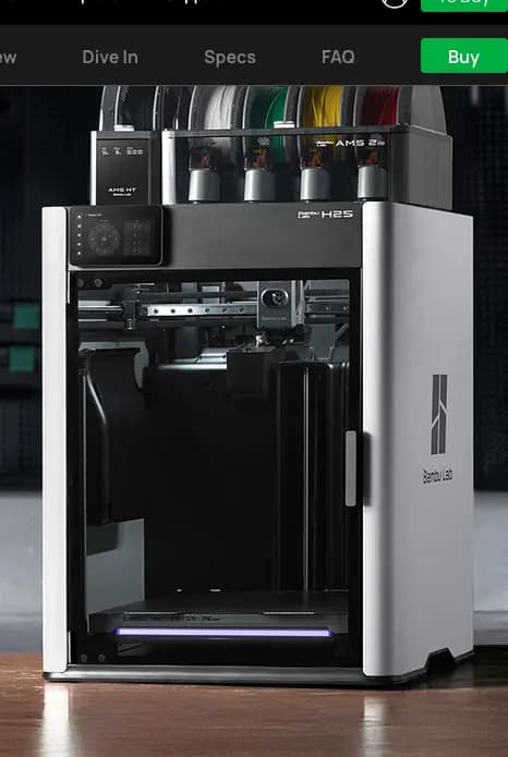 Bambu Lab H2S 3D Printer